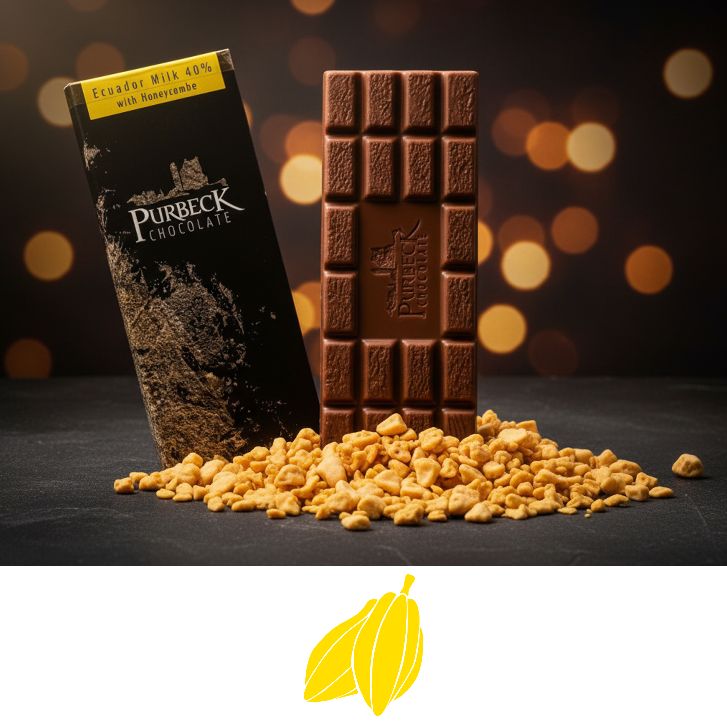 Ecuadorian Milk 40% with Honeycombe ~ 100g