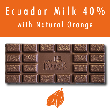 Purbeck Ecuadorian Milk with Orange