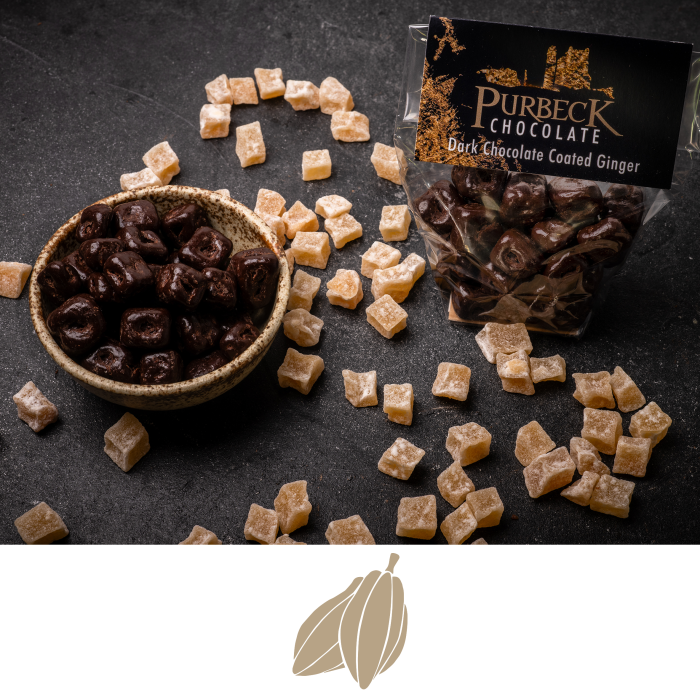Dark Chocolate Coated Ginger